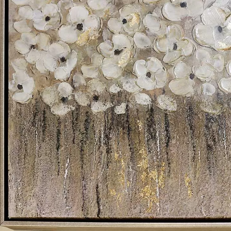 Dancing Flowers Textured Canvas Art Print>Kirklands Home Sale
