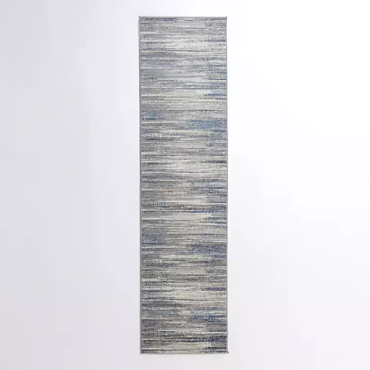 Dark Blue Claire Modern Runner, 2x8>Kirklands Home Fashion