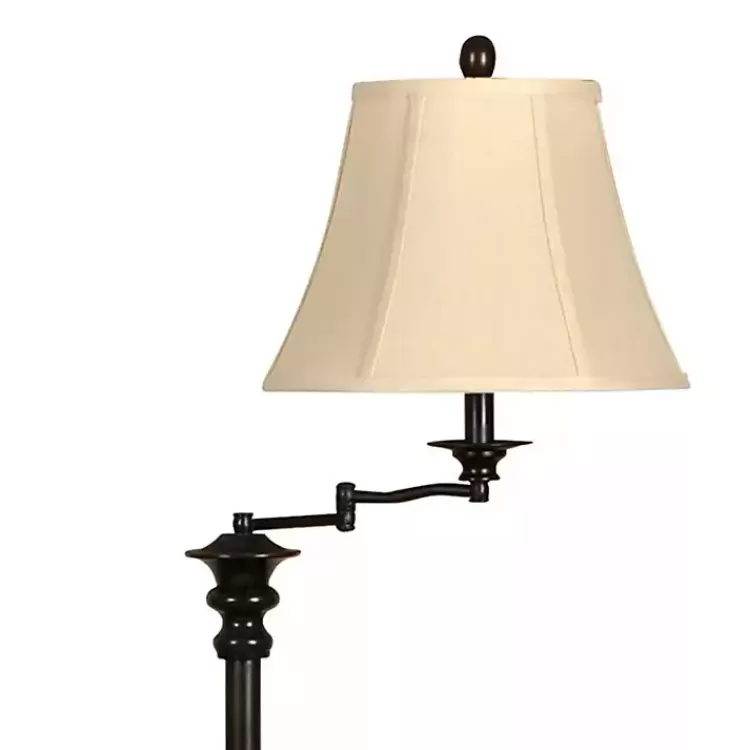 Dark Bronze Menlo Swing Arm Floor Lamp>Kirklands Home New