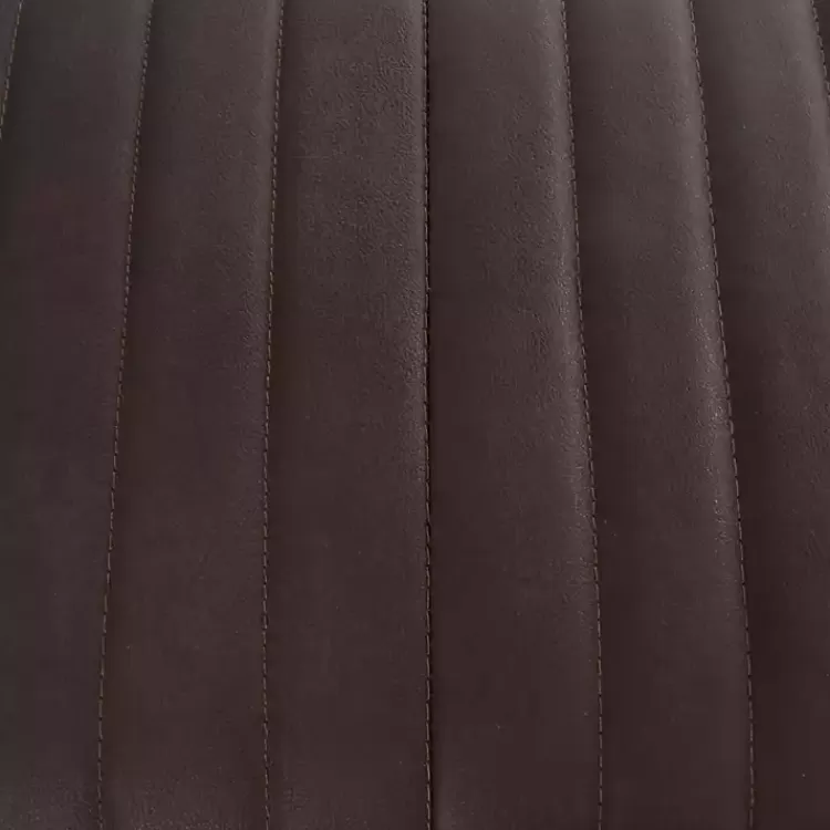 dark_brown_leather_tufted_panel_bench_2.webp Dark Leather Tufted Panel Bench>Kirklands Home Shop