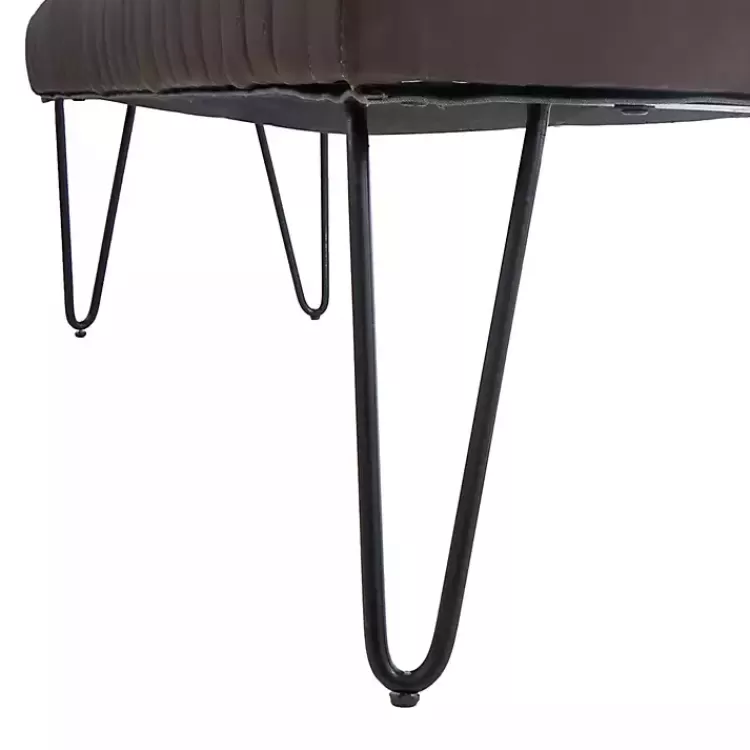 dark_brown_leather_tufted_panel_bench_3.webp Dark Leather Tufted Panel Bench>Kirklands Home Shop