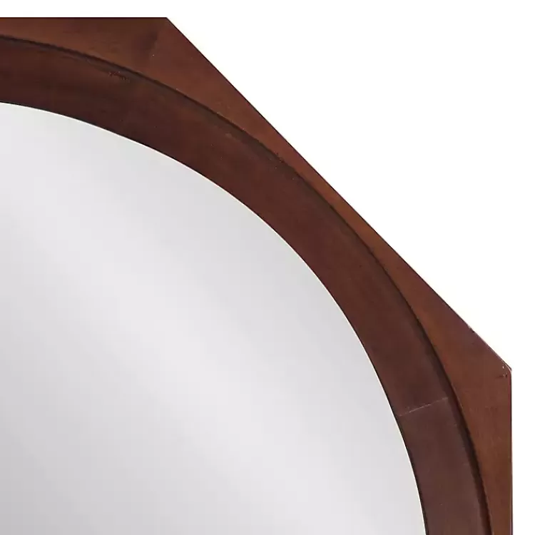 Dark Wood Octagon Cyrus Wall Mirror>Kirklands Home Shop