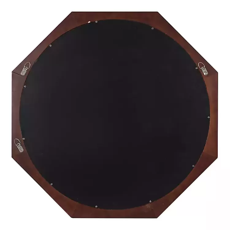 Dark Wood Octagon Cyrus Wall Mirror>Kirklands Home Shop