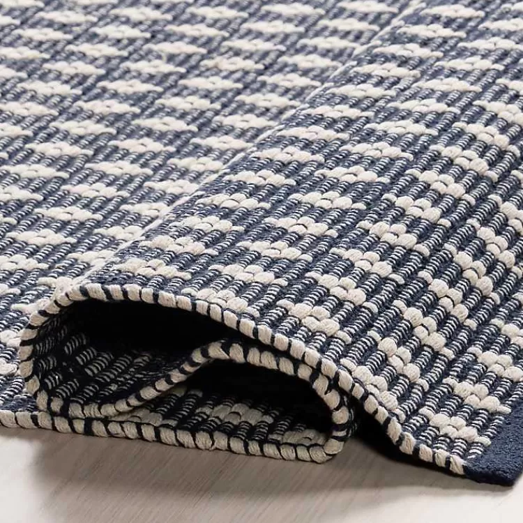 Dark Gray and Ivory Dainty Diamond Area Rug, 6x9>Kirklands Home Cheap