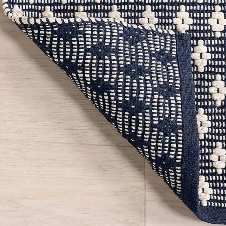 Dark Gray and Ivory Dainty Diamond Area Rug, 6x9>Kirklands Home Cheap