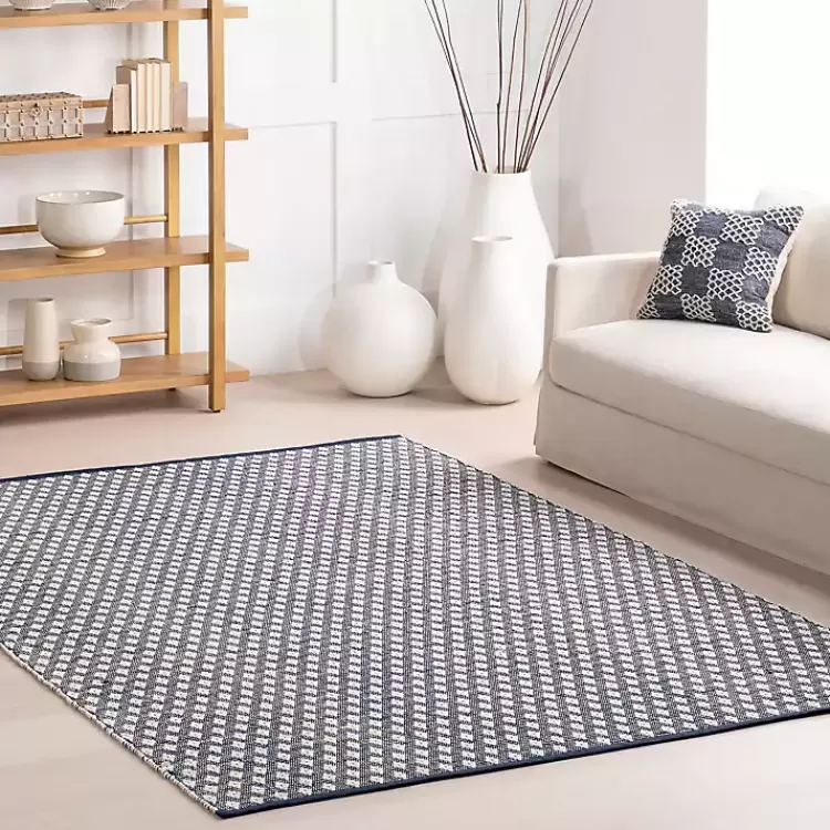 Dark Gray and Ivory Dainty Diamond Runner>Kirklands Home Flash Sale