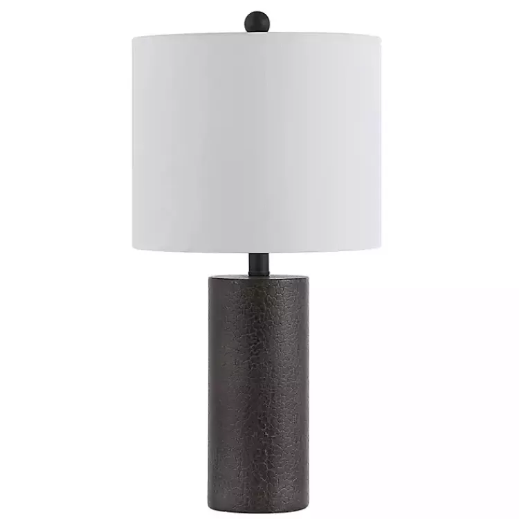 Dark Gray Textured Nori Table Lamp>Kirklands Home Shop