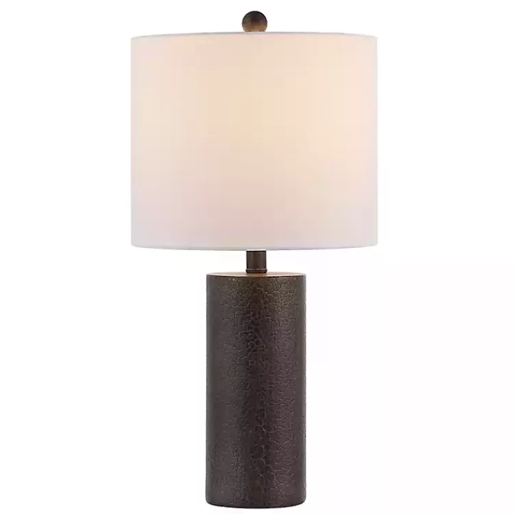 Dark Gray Textured Nori Table Lamp>Kirklands Home Shop