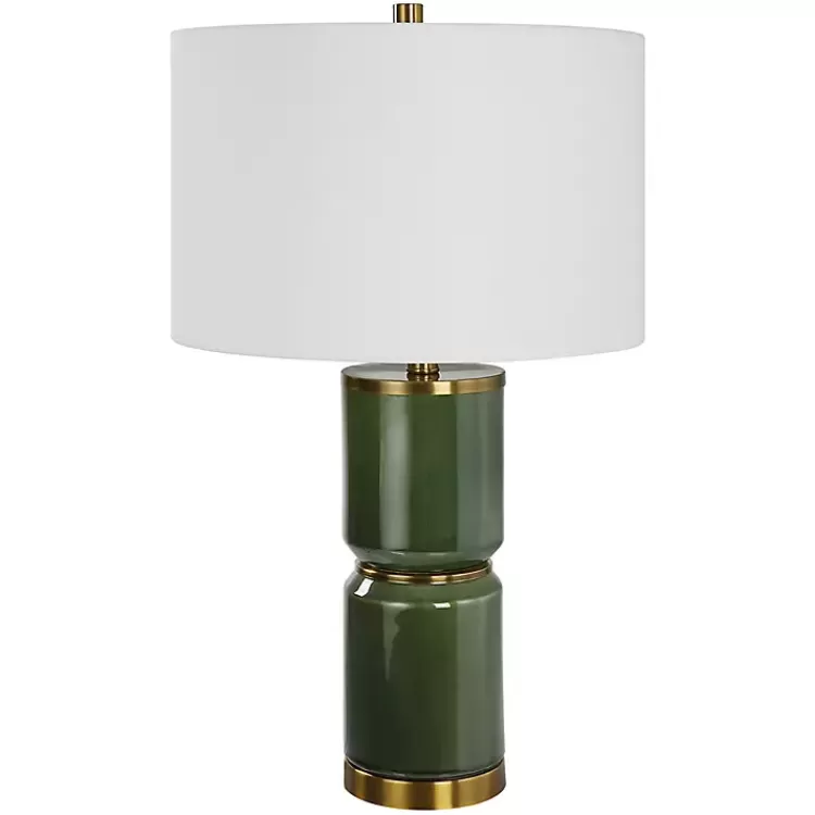 Dark Green and Gold Eva Table Lamp>Kirklands Home Best
