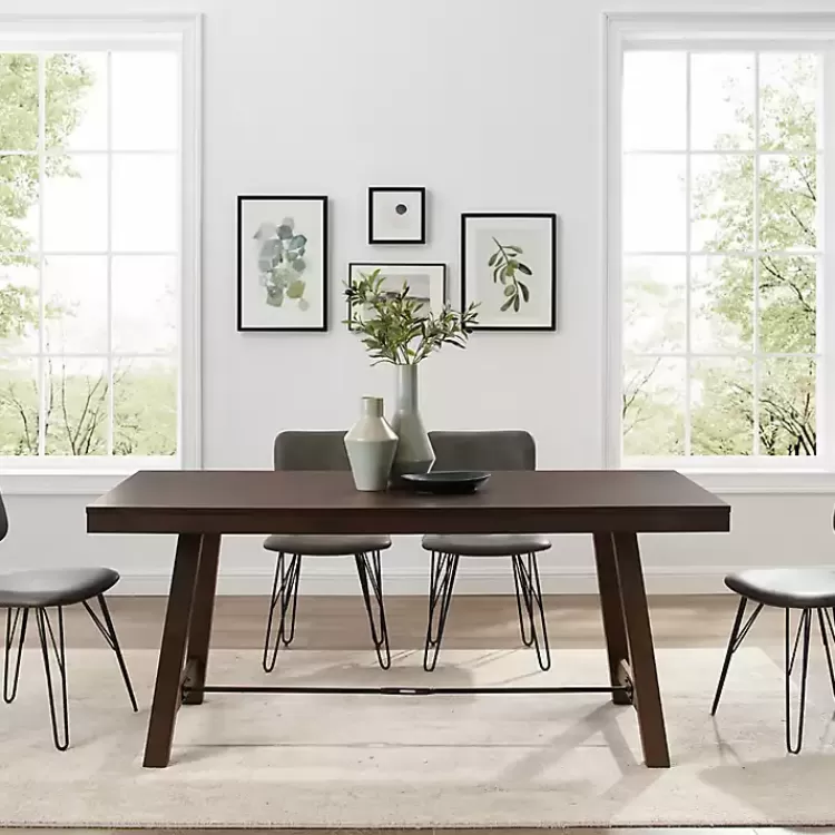 Dark Oak Wood Rustic Dining Table>Kirklands Home New