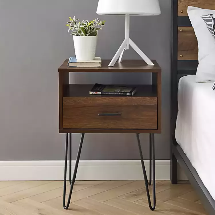 dark_walnut_modern_farmhouse_side_table_3.webp Dark Walnut Modern Farmhouse Side Table>Kirklands Home Clearance