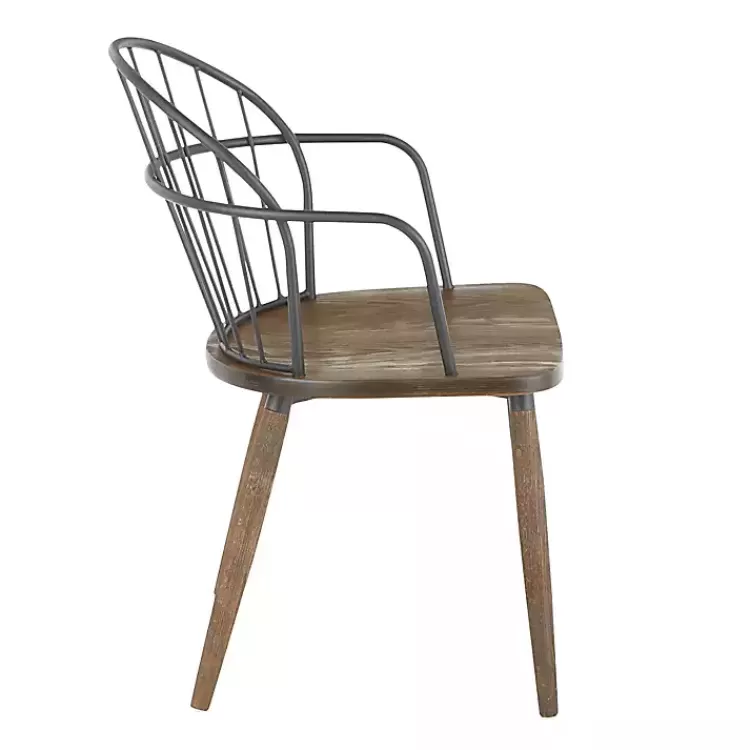 Dark Walnut Wood Spindle Dining Chairs, Set of 2>Kirklands Home Outlet