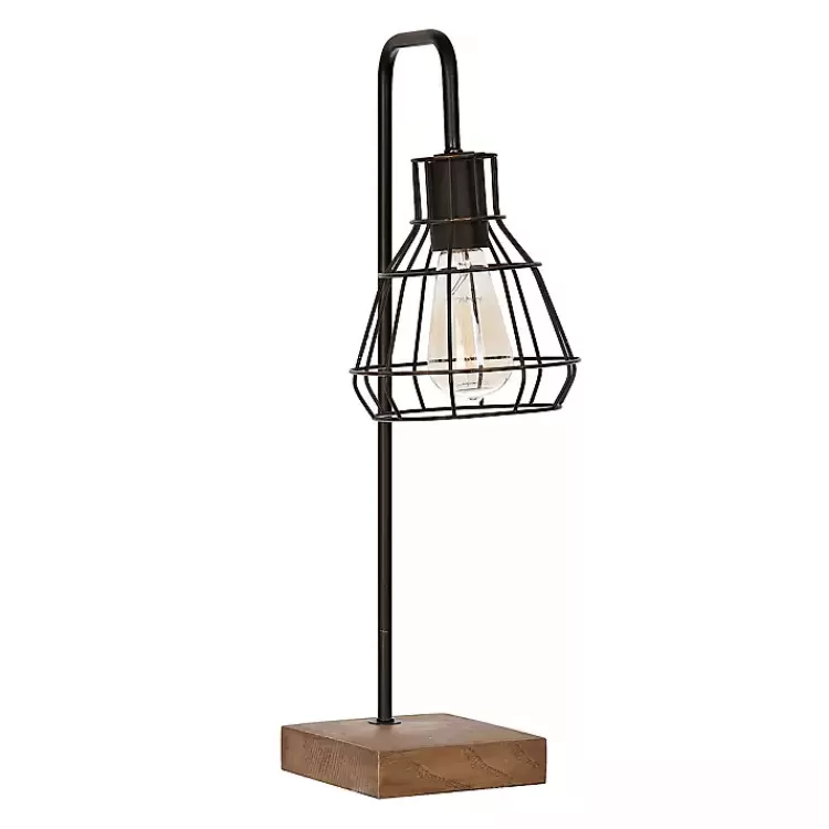 David Metal Shade Edison Task Lamp>Kirklands Home Cheap