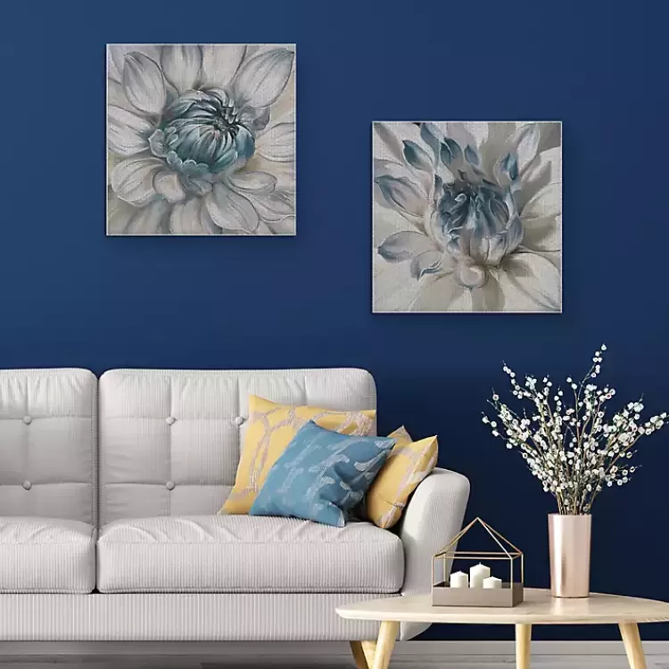 Daytime Blue Dahlia Canvas Art Prints, Set of 2>Kirklands Home Discount