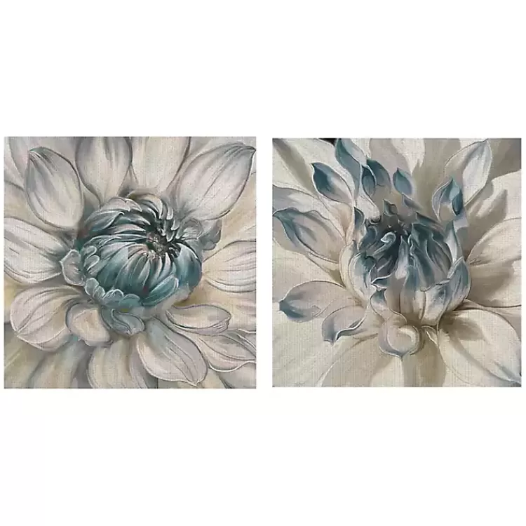 Daytime Blue Dahlia Canvas Art Prints, Set of 2>Kirklands Home Discount