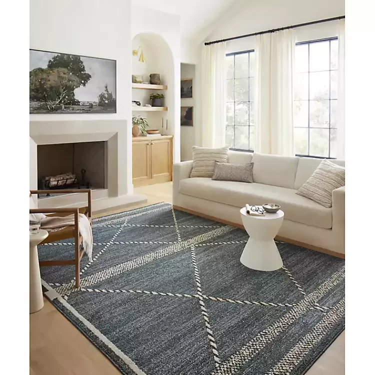 Denim Asymmetrical Tufted Area Rug, 7x10>Kirklands Home Cheap