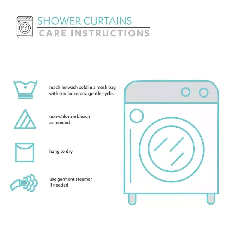 Denim Vintage Stripe Shower Curtain>Kirklands Home Store