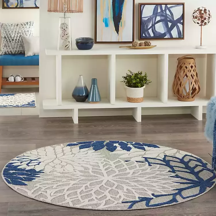 denim_floral_burst_round_outdoor_area_rug_7.webp Denim Floral Burst Round Outdoor Area Rug>Kirklands Home Cheap