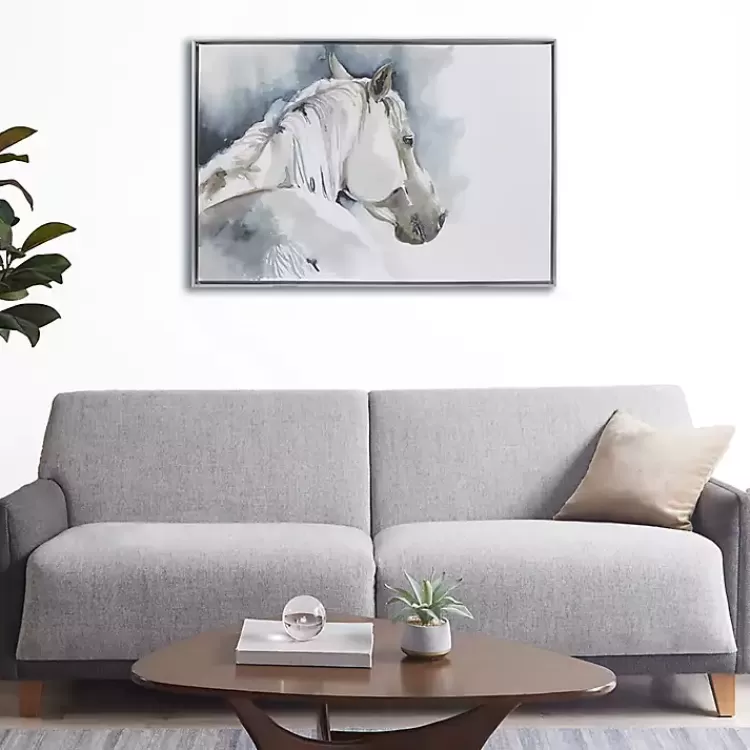 Derby Hand Embellished Horse Framed Canvas Print>Kirklands Home Cheap