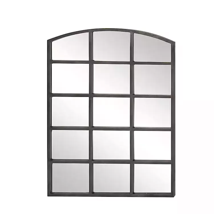 distressed_black_metal_windowpane_arched_mirror_4.webp Distressed Metal Windowpane Arched Mirror>Kirklands Home Sale