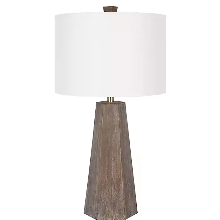 Distressed Brown Hexagonal Table Lamps, Set of 2>Kirklands Home Outlet