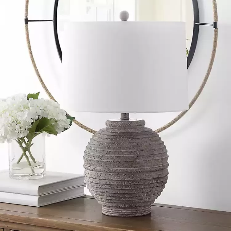distressed_charcoal_textured_resin_table_lamp_3.webp Distressed Charcoal Textured Resin Table Lamp>Kirklands Home New