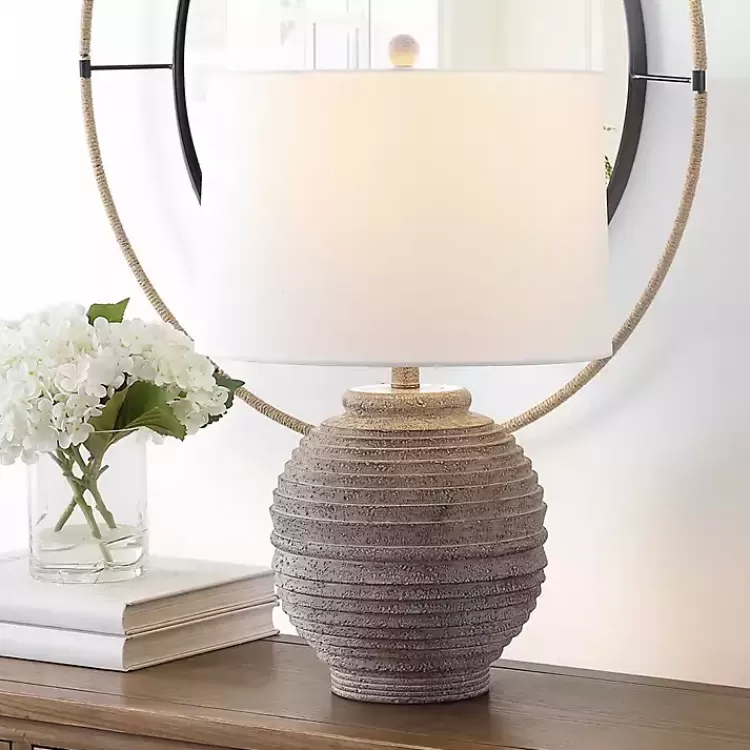 distressed_charcoal_textured_resin_table_lamp_4.webp Distressed Charcoal Textured Resin Table Lamp>Kirklands Home New