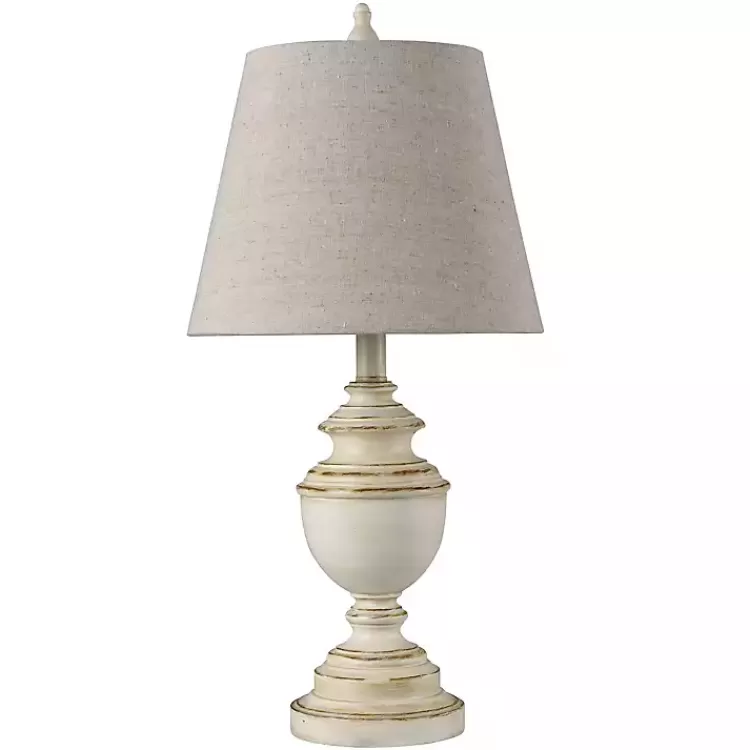 Distressed Cream Table Lamp>Kirklands Home Best Sale