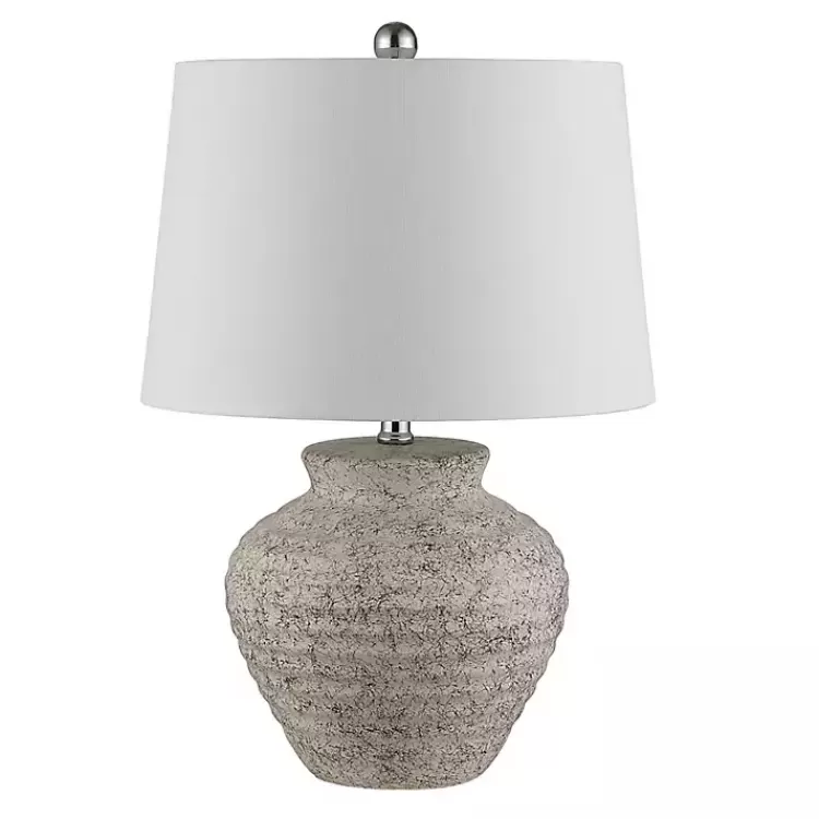 Distressed Gray Ceramic Jug Ledger Table Lamp>Kirklands Home Fashion