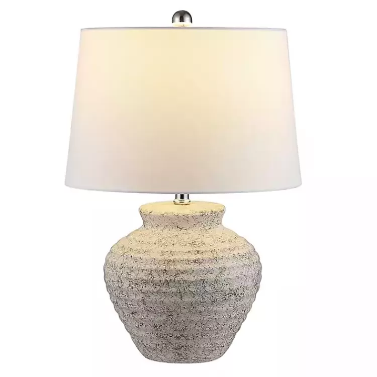 Distressed Gray Ceramic Jug Ledger Table Lamp>Kirklands Home Fashion