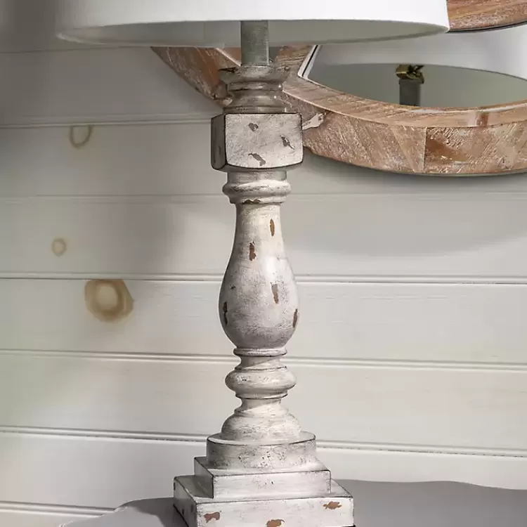 Distressed Gray Table Lamp>Kirklands Home Sale