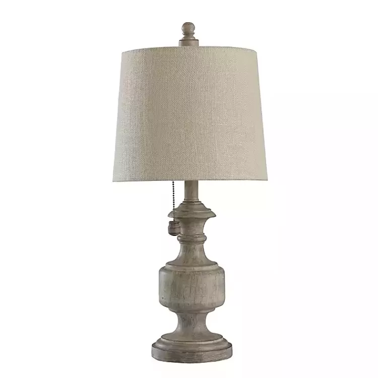 Distressed Urn Resin Table Lamp>Kirklands Home Clearance