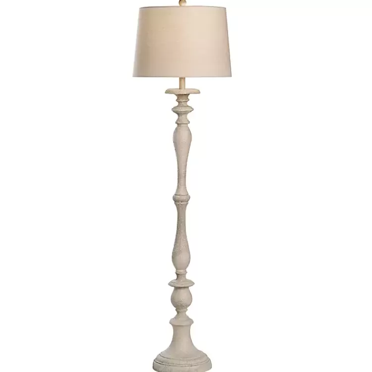 Distressed Taupe Finish Floor Lamp>Kirklands Home Cheap