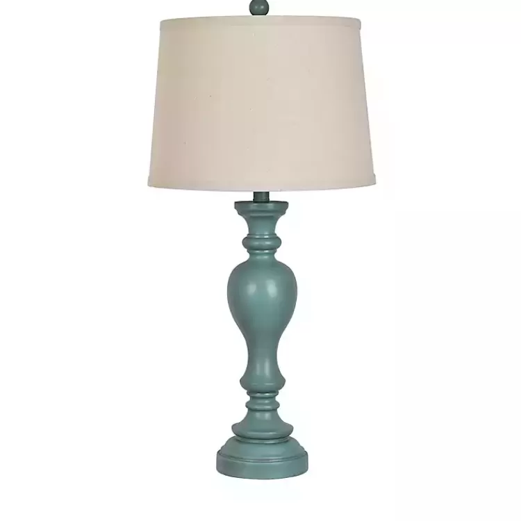 Distressed Turquoise Antique Table Lamp>Kirklands Home Cheap