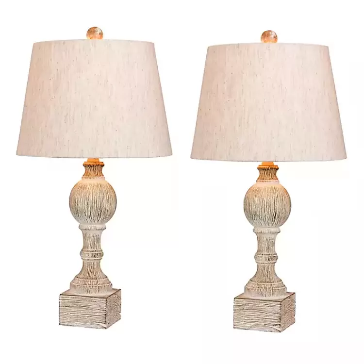 Distressed Candlestick Table Lamps, Set of 2>Kirklands Home Outlet