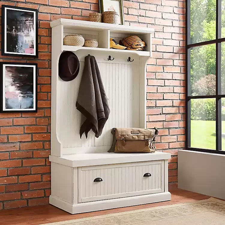 Distressed Seanan Storage Hall Tree>Kirklands Home Best Sale
