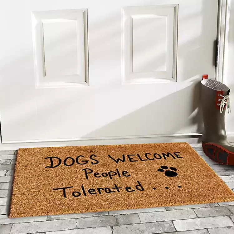 Dogs Welcome Coir Doormat>Kirklands Home Best Sale