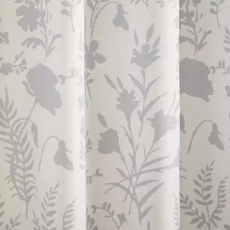 Dove Gray Floral 2-pc. Curtain Panel Set, 96 in.>Kirklands Home Discount