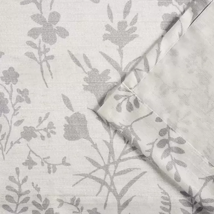 dove_gray_floral_pc_curtain_panel_set__in_3.webp Dove Gray Floral 2-pc. Curtain Panel Set, 96 in.>Kirklands Home Discount