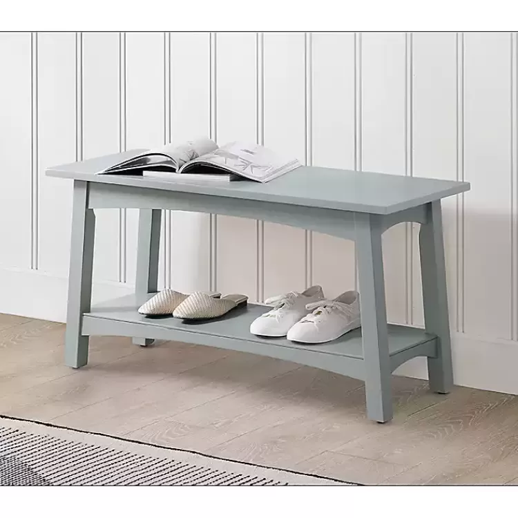 Dove Rustic Farmhouse Wood Bench>Kirklands Home Best Sale