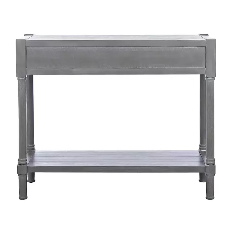 dove_gray_turned_leg_rustic_console_table_8.webp Dove Turned Leg Rustic Console Table>Kirklands Home Flash Sale