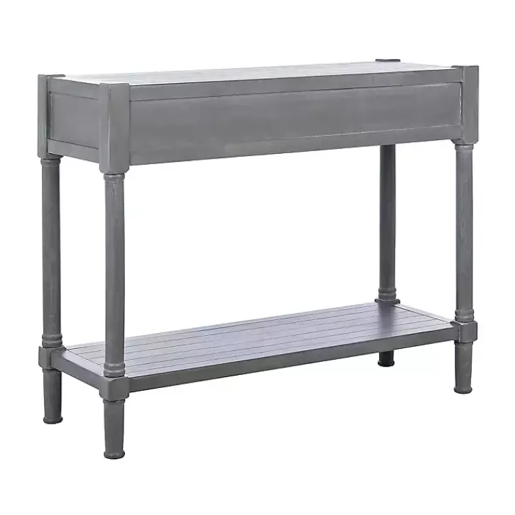 dove_gray_turned_leg_rustic_console_table_9.webp Dove Turned Leg Rustic Console Table>Kirklands Home Flash Sale