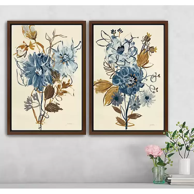 Down to Earth Framed Canvas Art Prints, Set of 2>Kirklands Home Flash Sale