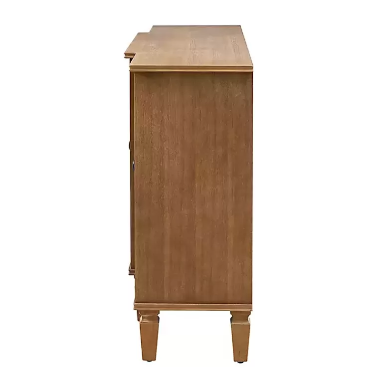 Eleanora Acorn Wood 4-Door Sideboard>Kirklands Home Outlet