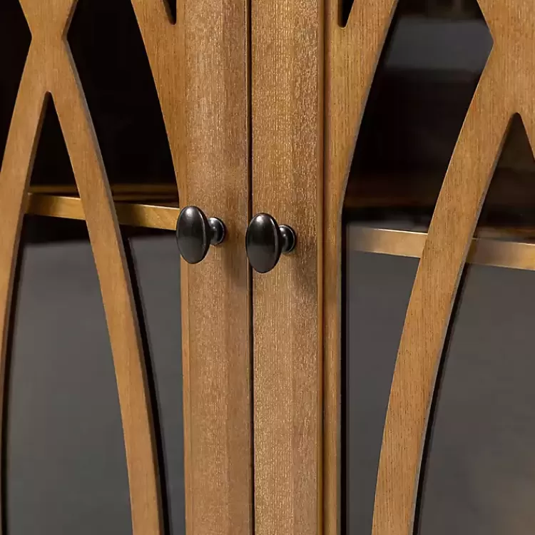 Eleanora Acorn Wood 4-Door Sideboard>Kirklands Home Outlet