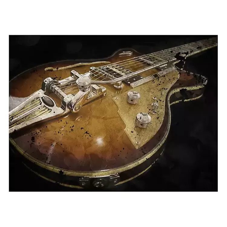 Electric Guitar Canvas Art Print>Kirklands Home New