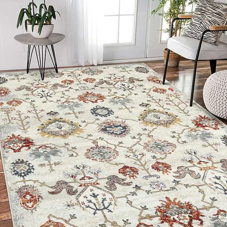 Elina Beige Area Rug, 5x7>Kirklands Home Sale