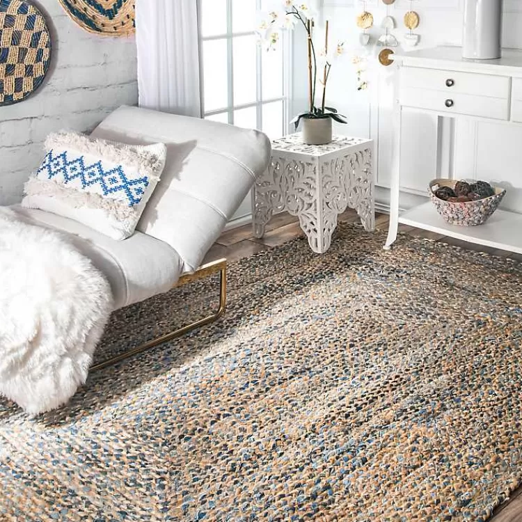 Ella Hand Braided Jute Rug, 7x9>Kirklands Home Best