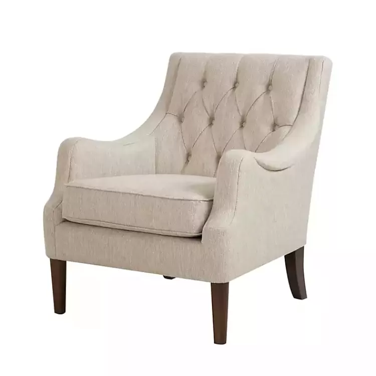 Elle Tufted Beige Accent Chair>Kirklands Home Best