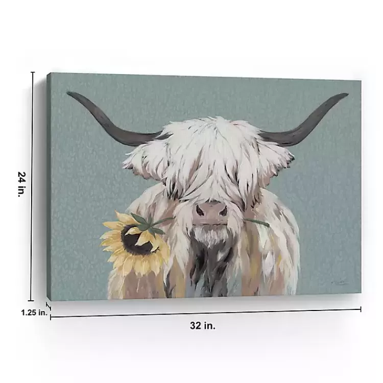 ellie_with_a_sunflower_canvas_art_print_x_in_2.webp Ellie with a Sunflower Canvas Art Print, 32x24 in.>Kirklands Home Shop